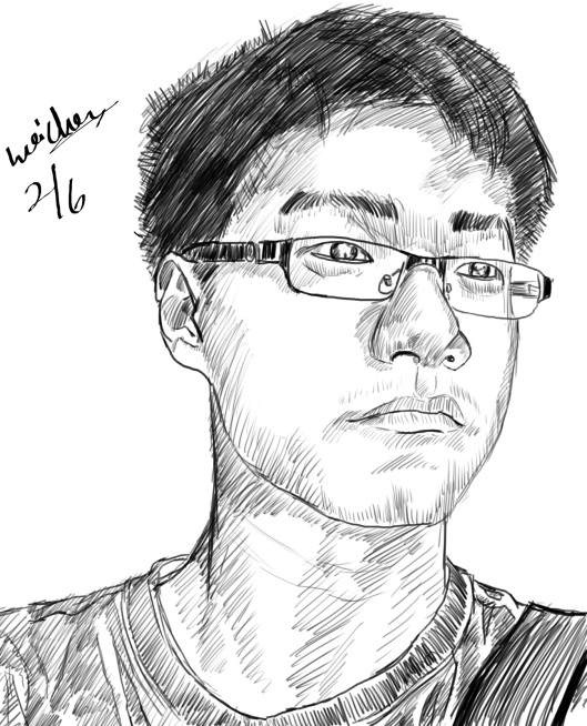 Self portrait Sketch 2